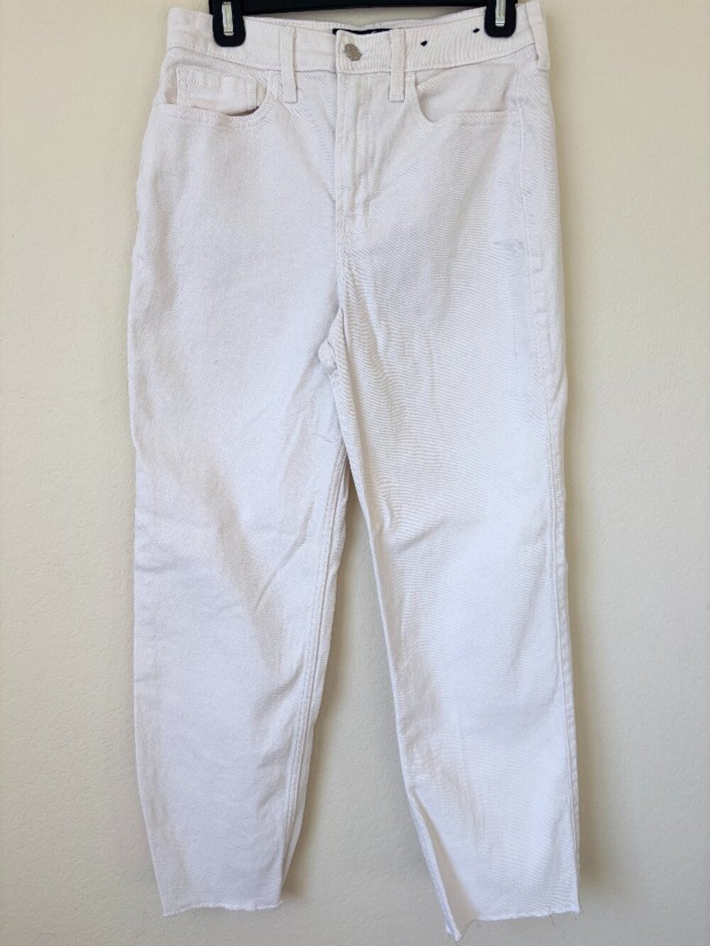 Hollister Jeans Womens 28 White Ultra High Rise Vintage Straight Stretch Pants 7